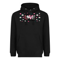 Black for the love of the game  volleyball Heavyweight Hoodie - Jasminsmagicworld