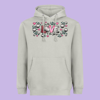 For The Love Of The Game  Volleyball Heavyweight Hoodie Designed By Jasminsmagicworld
