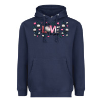 Navy for the love of the game  volleyball Heavyweight Hoodie - Jasminsmagicworld