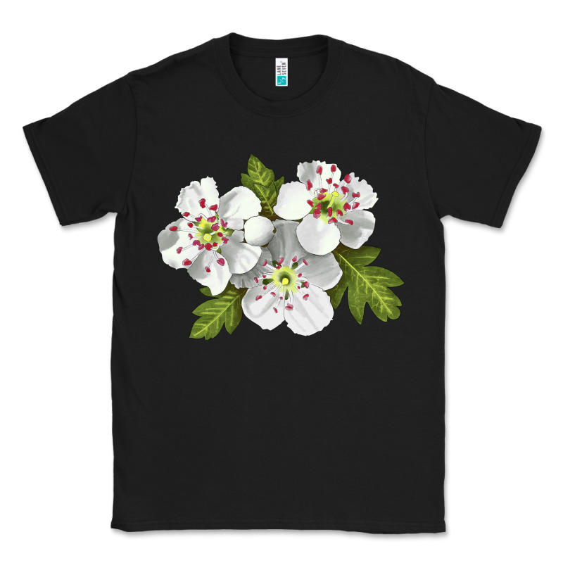 Hawthorn Flower Illustrations Classic Tee by LillyAllenDesigns | Teevron
