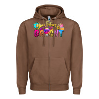 Chestnut your future is bright Zipper Hoodie - NancyCooperArtShop