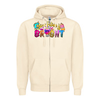 Sandshell your future is bright Zipper Hoodie - NancyCooperArtShop