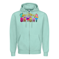 Seafoam your future is bright Zipper Hoodie - NancyCooperArtShop