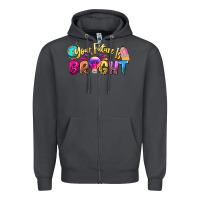 Smoke your future is bright Zipper Hoodie - NancyCooperArtShop