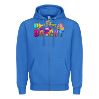 True Royal your future is bright Zipper Hoodie - NancyCooperArtShop