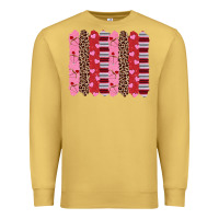 Antique Gold valentine's day brushstrokes Premium Sweatshirt - RanaPortraitStore