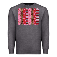 Charcoal Heather valentine's day brushstrokes Premium Sweatshirt - RanaPortraitStore