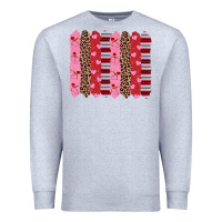 Heather Grey valentine's day brushstrokes Premium Sweatshirt - RanaPortraitStore