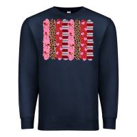 Navy valentine's day brushstrokes Premium Sweatshirt - RanaPortraitStore