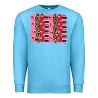 Ocean Blue valentine's day brushstrokes Premium Sweatshirt - RanaPortraitStore