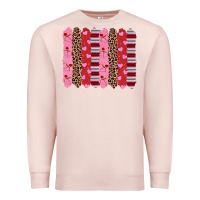 Pale Pink valentine's day brushstrokes Premium Sweatshirt - RanaPortraitStore
