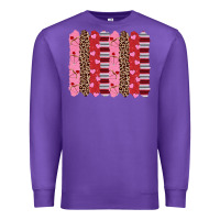 Purple valentine's day brushstrokes Premium Sweatshirt - RanaPortraitStore