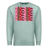 Seafoam valentine's day brushstrokes Premium Sweatshirt - RanaPortraitStore