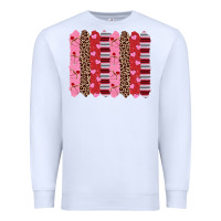White valentine's day brushstrokes Premium Sweatshirt - RanaPortraitStore