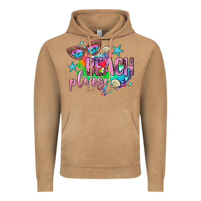 Beach Please Vintage Hoodie by AdoDesignShop | Teevron