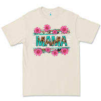 Bone mama leopard with turquoise background Premium Tee - texasbilliewilder