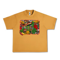 Peanut Butter mexican cacti background Urban Heavy Tee - Artiststas