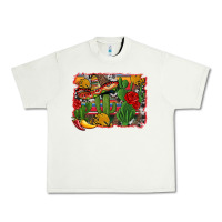 Mexican Cacti Background Urban Heavy Tee | Teevron