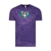 Cloud Purple nurse and elements Vintage Tee - AdoDesignShop