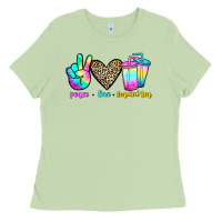 Peace Love Loaded Tea Ladies Tee | Teevron
