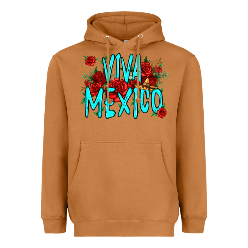 Viva Mexico Long Live Mexico Heavyweight Hoodie by Jasminsmagicworld | Teevron