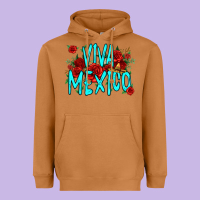Viva Mexico Long Live Mexico Heavyweight Hoodie Designed By Jasminsmagicworld