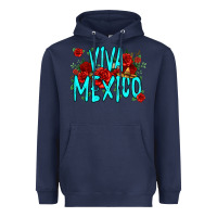 Navy viva mexico long live mexico Heavyweight Hoodie - Jasminsmagicworld
