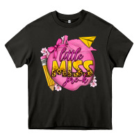 Asphalt little miss pre k Heavy Core Tee - texasbilliewilder