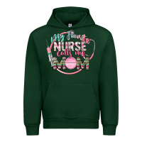Forest Green My favorite Nurse calls me mom Urban Hoodie - CowGirlArtShop