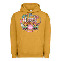 Pigment Peanut Butter My favorite Nurse calls me mom Urban Hoodie - CowGirlArtShop