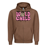 Chestnut wild child pink skeleton Zipper Hoodie - MaliasSmallBusiness