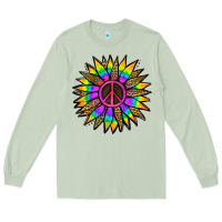 Matcha Peace Hippie Sunflower Long Sleeve Tee - Jasminsmagicworld
