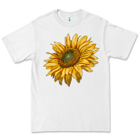 White sunflower Premium Tee - RanaPortraitStore