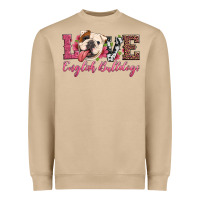 Mushroom love english bulldogs Heavyweight Sweatshirt - Artiststas