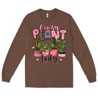 Chestnut crazy plant lady houseplants Long Sleeve Tee - JahusDesignShop