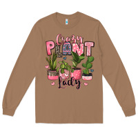 Toasted Coconut crazy plant lady houseplants Long Sleeve Tee - JahusDesignShop