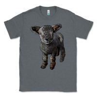 Charcoal Heather southdown baby sheep Classic Tee - LillyAllenDesigns