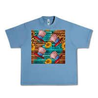 Pebble Blue celebrity hat with leopard Urban Heavy Tee - BundleAndBundleShop