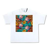 White celebrity hat with leopard Urban Heavy Tee - BundleAndBundleShop
