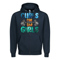 Curls For The Girls Zipper Hoodie | Teevron