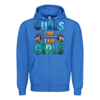 True Royal curls for the girls Zipper Hoodie - MaliasSmallBusiness