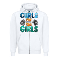 White curls for the girls Zipper Hoodie - MaliasSmallBusiness