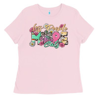 Bubblegum Pink less people more cats Ladies Tee - Zillion Design Studio