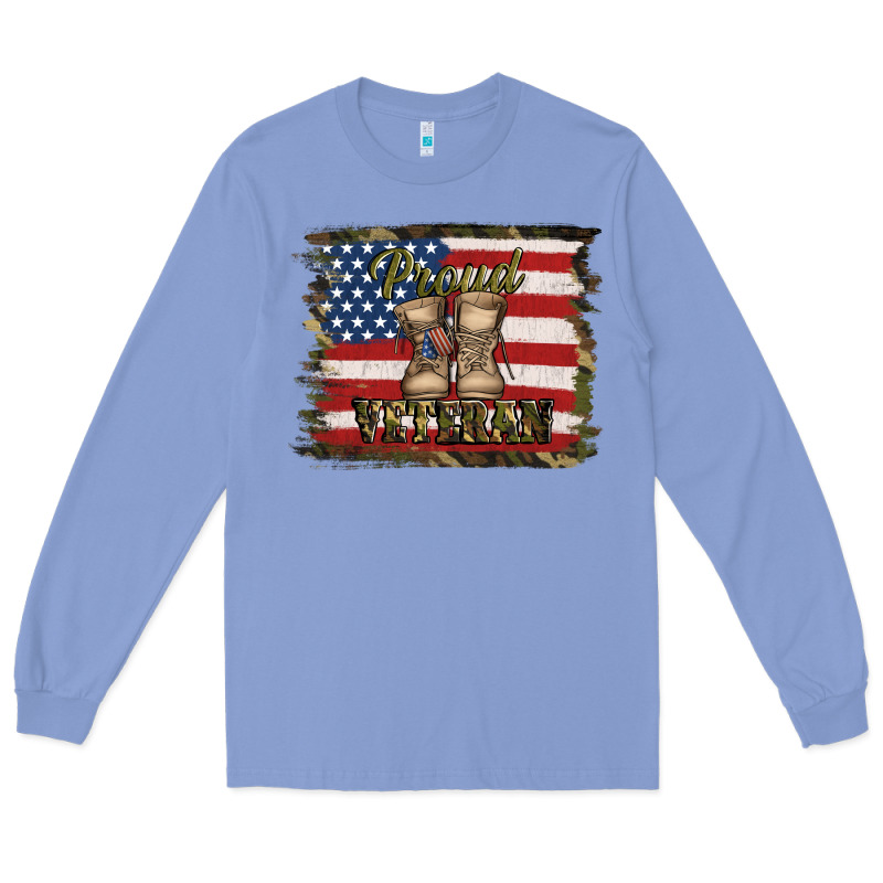 Proud Veteran Long Sleeve Tee by Jasminsmagicworld | Teevron