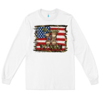 White proud veteran Long Sleeve Tee - Jasminsmagicworld