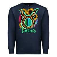 Navy Taurus Zodiac Premium Sweatshirt - Bettercallsaul