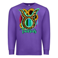 Purple Taurus Zodiac Premium Sweatshirt - Bettercallsaul