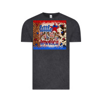 Vintage Black little miss america Vintage Tee - Artiststas