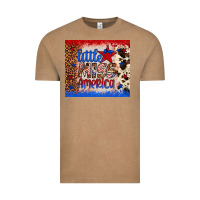 Vintage Coffee little miss america Vintage Tee - Artiststas