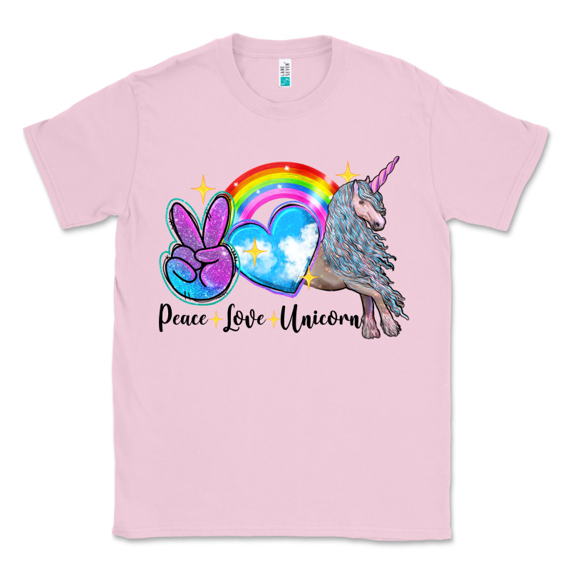 Peace Love Unicorn Classic Tee by LillyAllenDesigns | Teevron